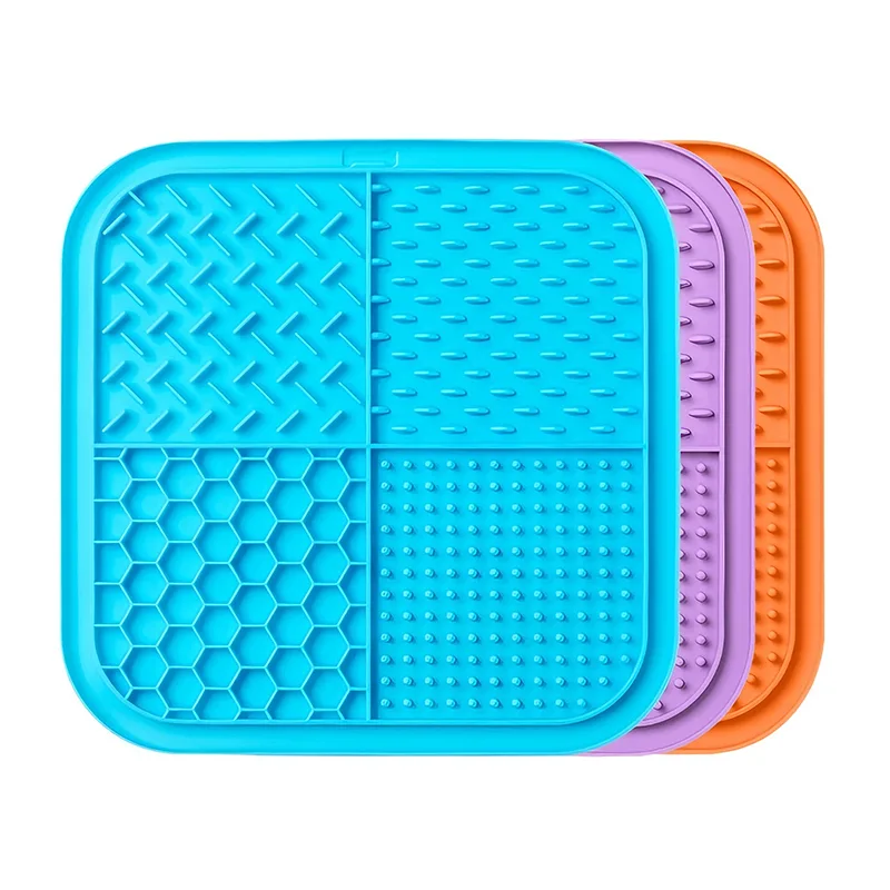 أطباق طعام من السيليكون للحيوانات الأليفة